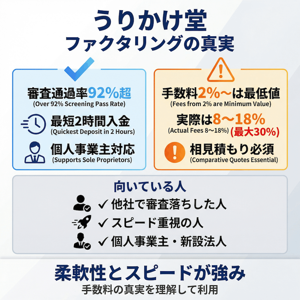 うりかけ堂 ファクタリングの真実