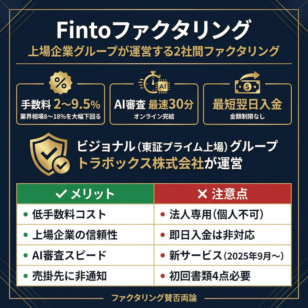 Fintoファクタリングの概要