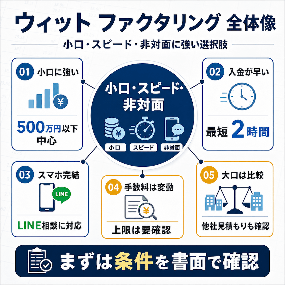 ウィット ファクタリング 全体像