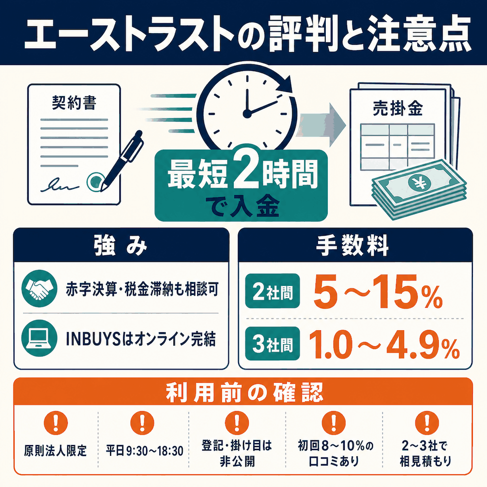 エーストラストの評判と注意点