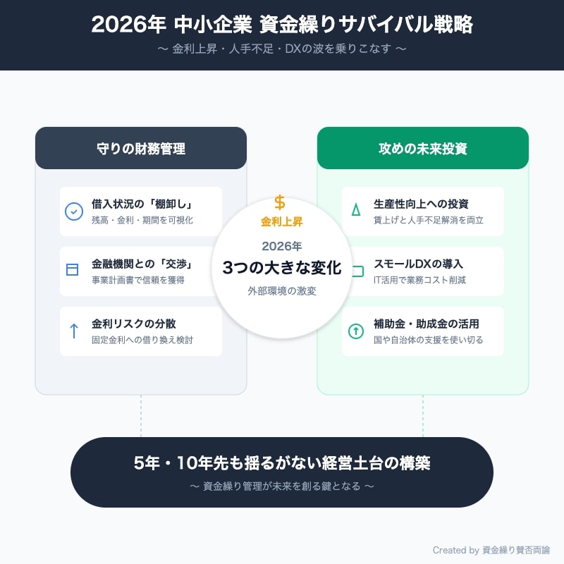 2026年 中小企業 資金繰りサバイバル戦略